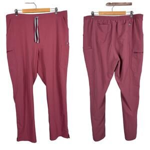 FIGS Womens XXL Tall Mauve Yola Skinny Scrub Pants FION Medical RN Bottoms RN